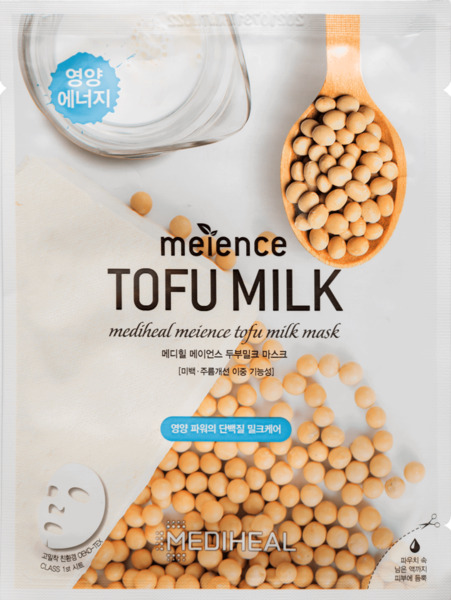kaszka na twarzy - tofu milk